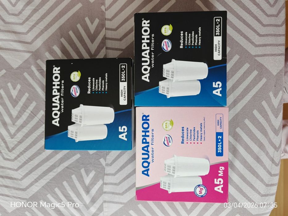 5 филтъра за кана AquaPhor