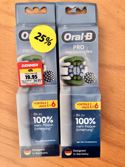 Set 2x6 rezerve precision clean oral b