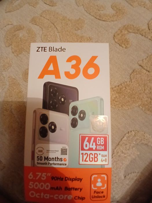 Продам телефон zte blade A36