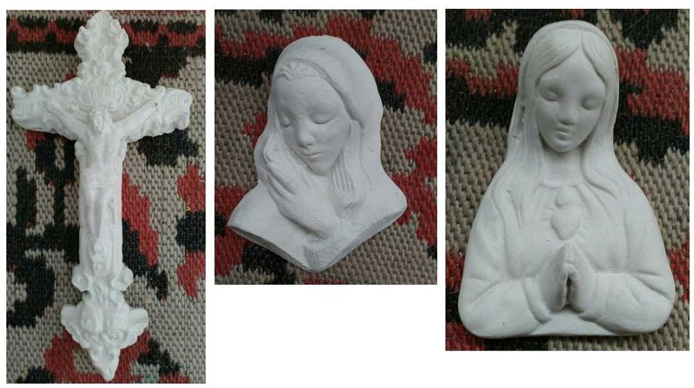 Гипсови фигурки - кръстове, мадони