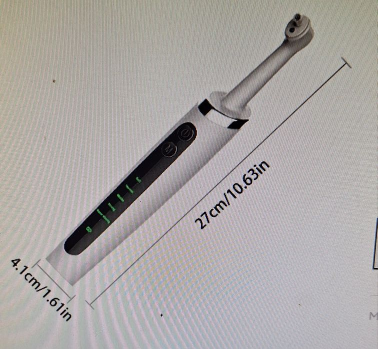 Уникална ел. четка за почистване на зъбен камък, брекети, полиране