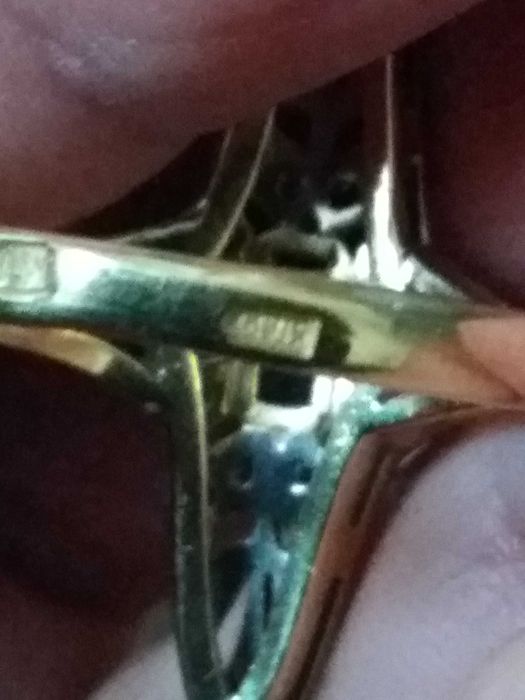 Кольцо 750 пробы. Советское