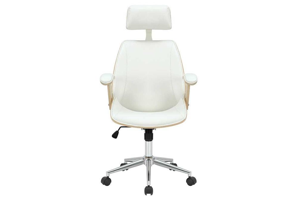 Мениджърски стол Puzzle-Home Fern, Еко кожа, Дървена рамка, Два цвята.