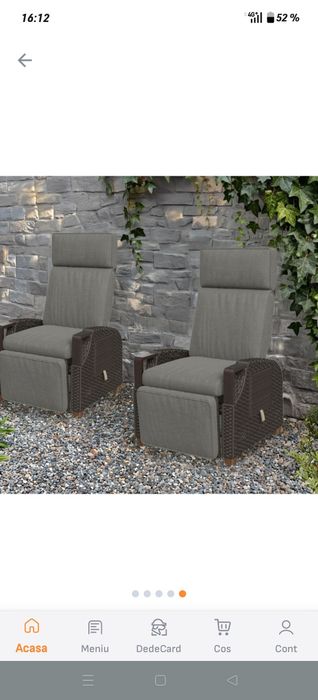 Scaun/Fotoliu de gradina/terasa recliner GRANDPATIO