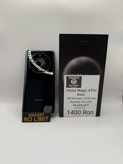 Honor Magic 4 Pro  5G 256GB / 8 GB RAM CA NOU!!, AMANET NO LIMIT.