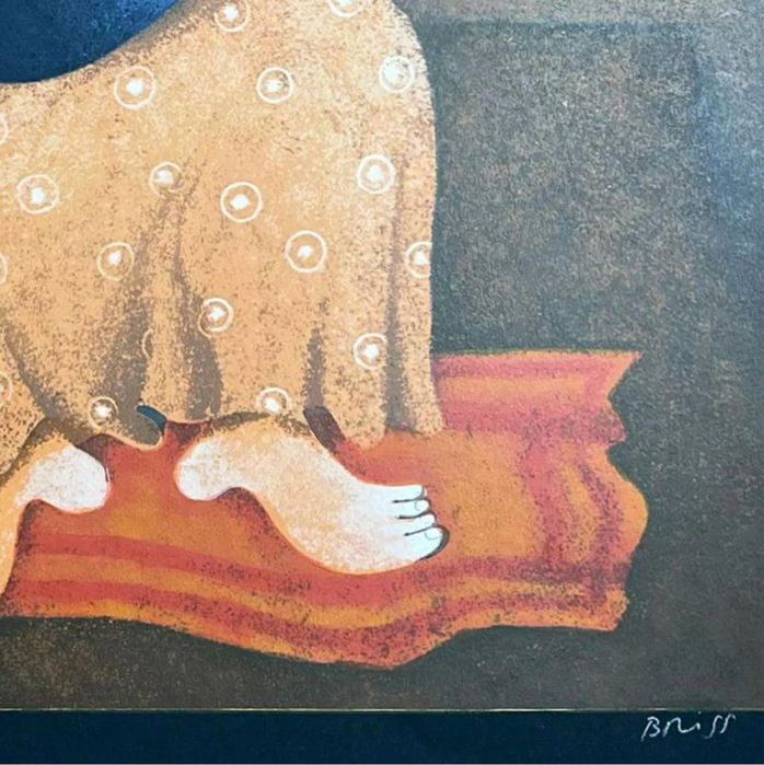Samy Briss – Serigrafie în ediție limitată, semnată și numerotată, tablou înrămat cu certificat de autenticitate