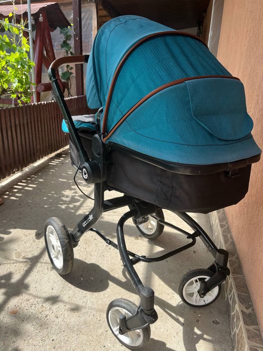 Carucior copii Coccole Oro turcoaz