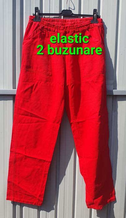Costum salopeta rosu XL
