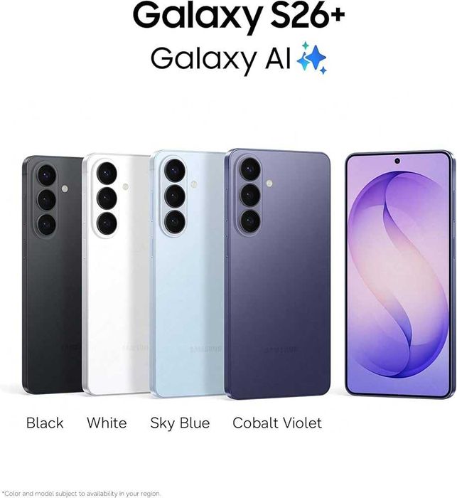 Samsung Galaxy S26 Plus S947 5G 256GB Black, White, Blue, Violet Нов!2г Гаранция!