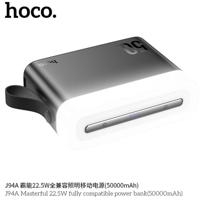 Power Bank Hoco J94A 50.000mah PD20w + 22.5W CQ 3.0 Fast Charging