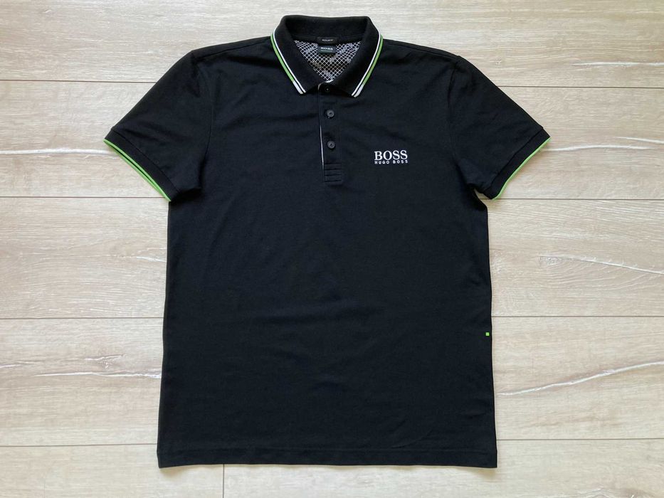 Hugo Boss Green Regular Fit polo t shirt мъжка поло тениска размер М