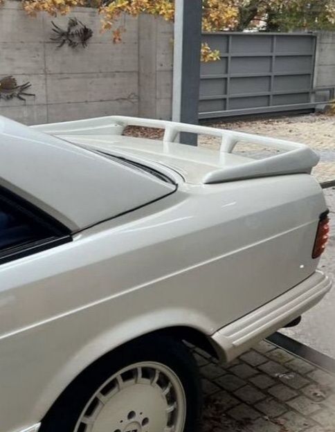 Zender/Kamei Mercedes W 126 C126 Rear Boot Spoiler  Спойлер Оригинал