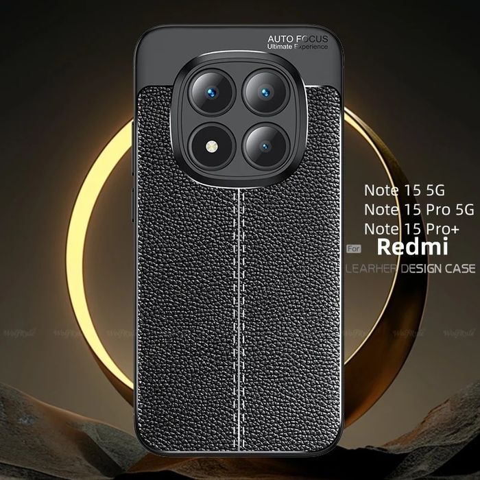 Xiaomi Redmi Note 15 Pro 5G / 15 Pro+ / Лукс кейс гръб кожена шарка