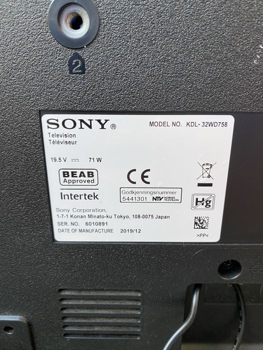 Телевизор Sony 32
