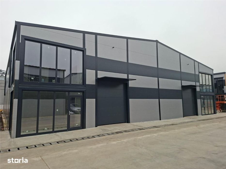 Hala 600 mp, cu birouri  P + 1, constr.2025
