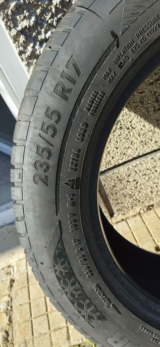 Продавам 2броя гуми ESA+TECAR в размер 235/55/R17 dot-3622