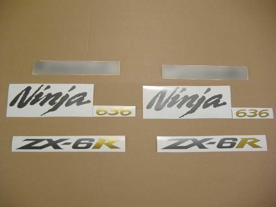 Стикери Kawasaki ZX-6R Ninja 2005-2006 кавазаки 636 зх6р лепенки zx6r