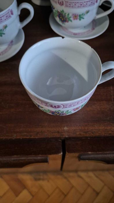 Нов порцеланов сервиз за кафе или чай от ГДР