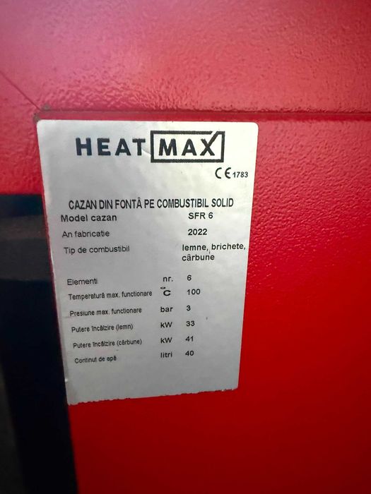 Centrală din fontă Heatmax SFR 6 - 33 kW