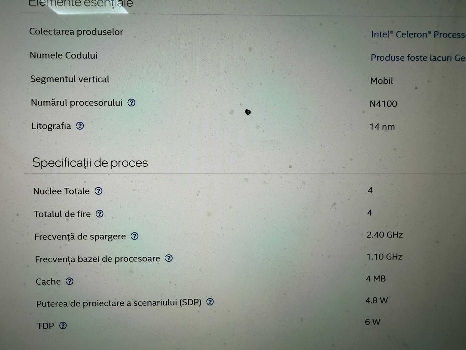 Laptop cu ecran mare Acer Aspire 3 Model 2025 - Quad Core-Ecran 17.3 Inch-RAM 8Gb DDR4 -SSD 256 Gb