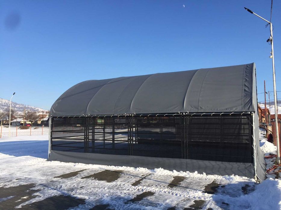 Corturi pentru animale 8 x 8 x 4 m, industriale, depozitare