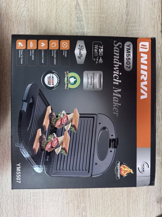 Электрогриль новый