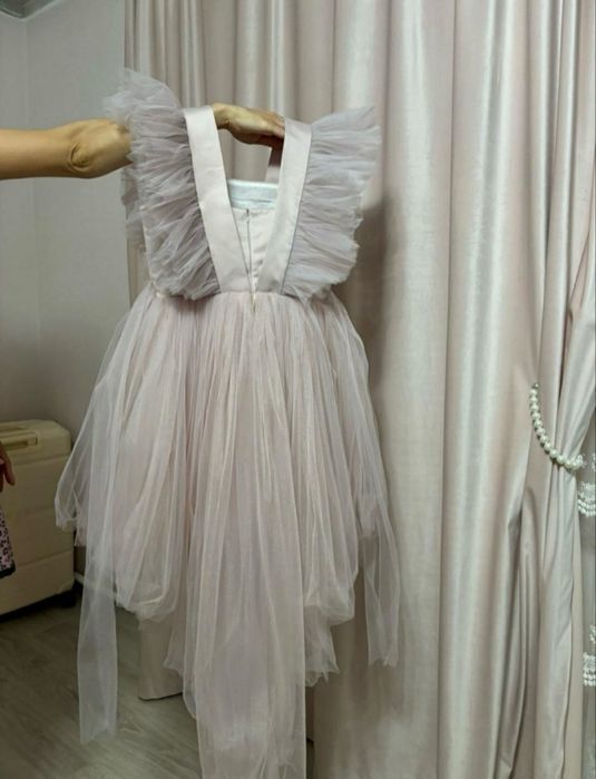 Продам платье 120-146 размера,розовое