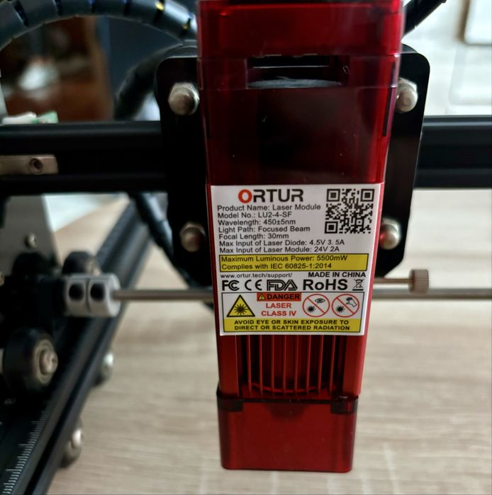 Mașină de gravat cu laser ORTUR + Rolă rotativă cu laser ORTUR