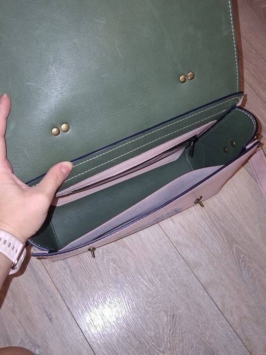 Geanta dama 100% piele , handmade, pictata manual