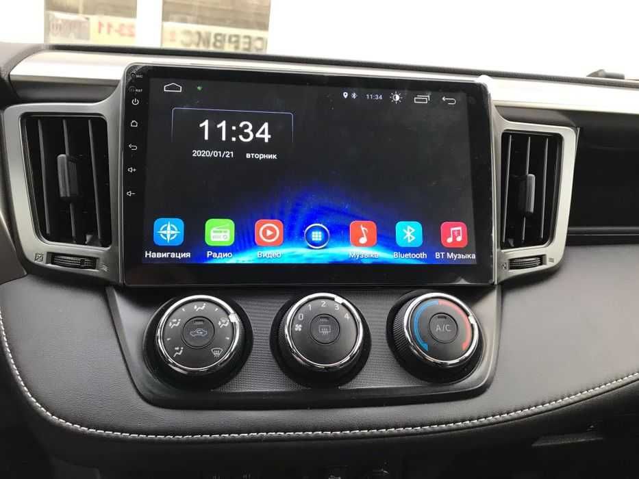 Navigatie Android 14 TOYOTA RAV 4 1/8 Gb Waze CarPlay + CAMERA