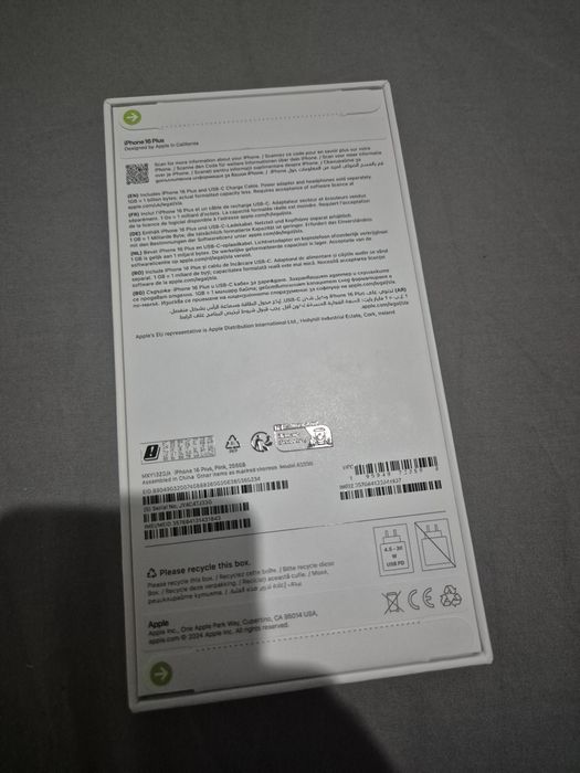 Iphone 16 Plus 256gb - Sigilat - Liber de rețea - PINK