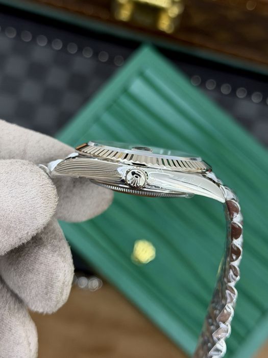 Rolex Date-Just 41 Green Mint Dial ETA 3235