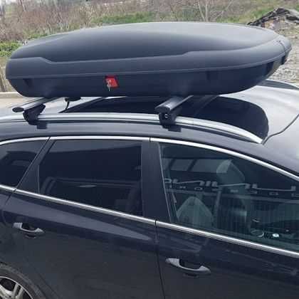 Автобокс Art Plast 133x77.8x34.5cm с ключ, 320 литра - черен карбон