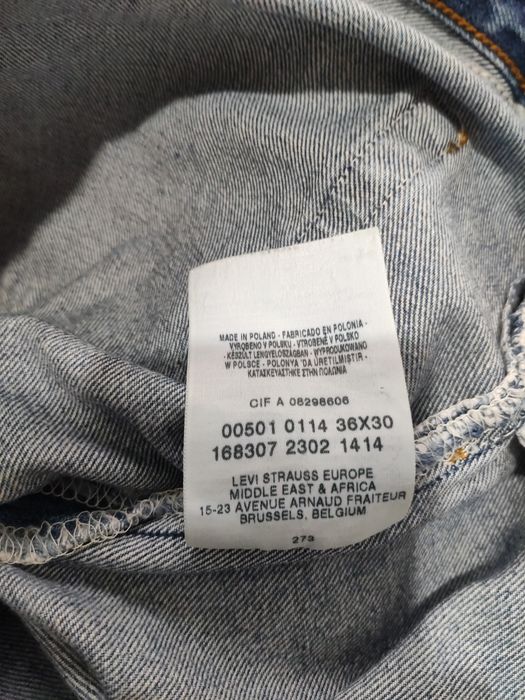 Blugi Levi's 501 vintage mărimea 36x30  drepți