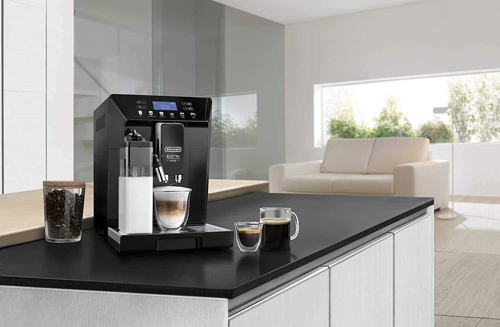 Кафеавтомат Delonghi Eletta Evo 46.860 Lattecrema кафемашина с кана