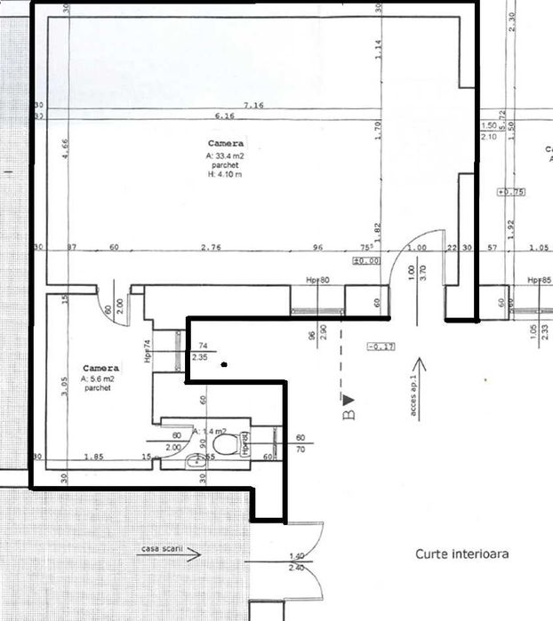 De vanzare apartament 1 camera Piata Unirii