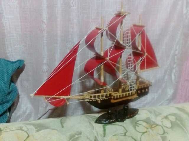 Сувенирный корабль. Ручная работа.