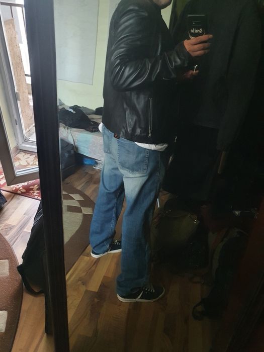 Geaca/Jacheta piele Serge Pariente XL noua