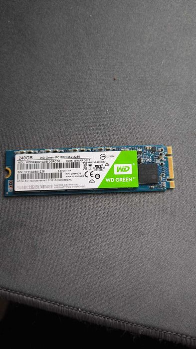 SSD M.2 240GB WD Green – rapid, perfect pentru laptop / PC!