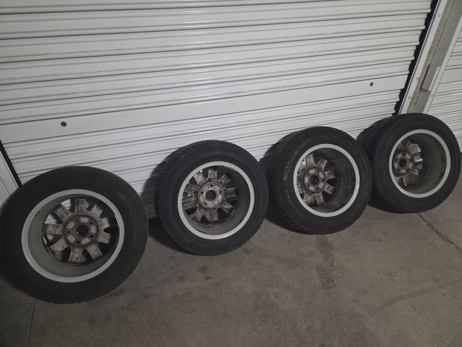 Джанти 15" 5x112 7J ET37 със зимни гуми 195/65R15 | VW AUDI SEAT SKODA