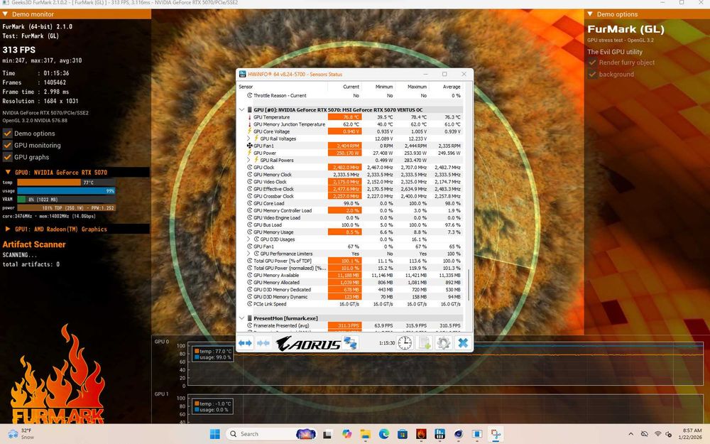PC Gaming Ryzen 7 9800X3D RTX 5070
