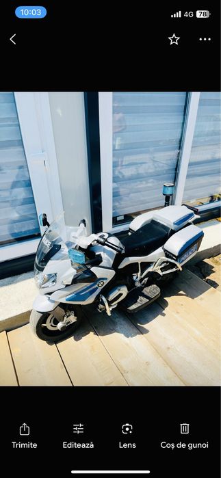 Motocicleta politie copii