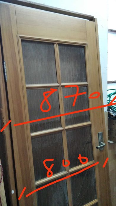 деревянные окна и двери б/у