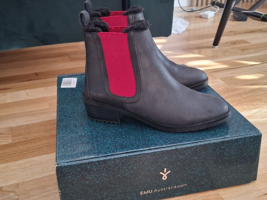 Ghete Jodhpur EMU AUSTRALIA - Ellin Pop W12163 Black/Berry