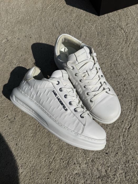 Karld Lagerfeld K/Monogram Kapri White
