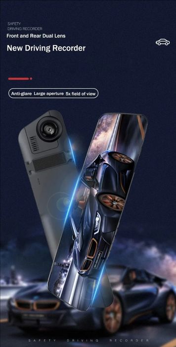 Cameră auto dual lens full hd înregistrare față spate