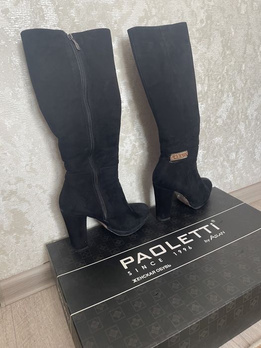 Сапоги Женские Замша