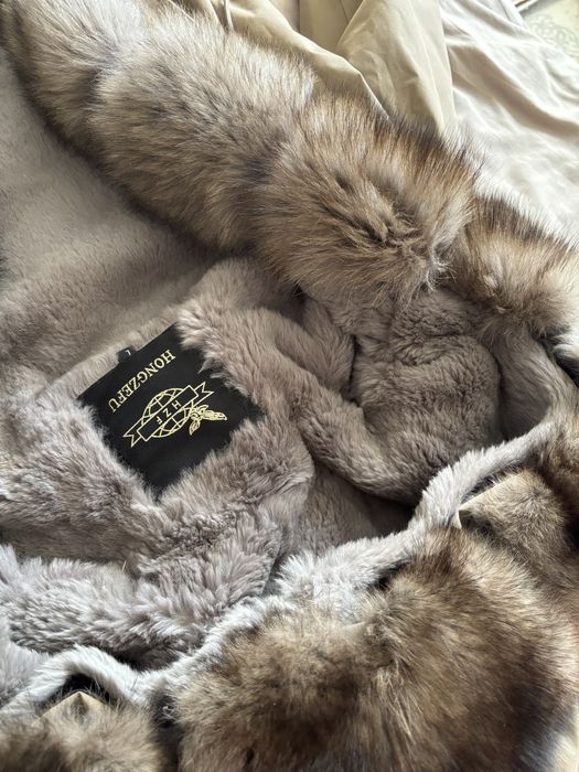 Парка с натуральным мехом