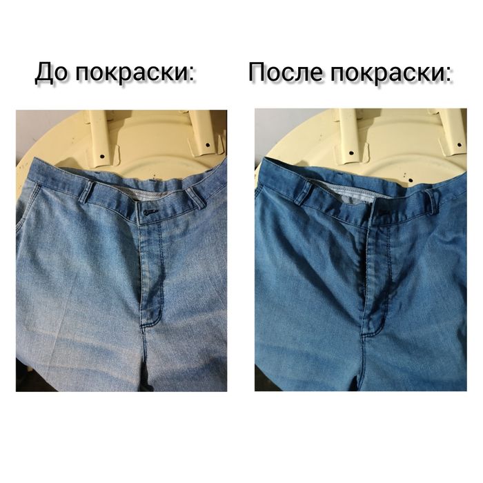Покраска одежды из хлопка и льна