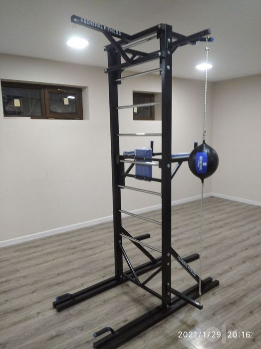 Turnik brus pres + mishok general fitness trenajor